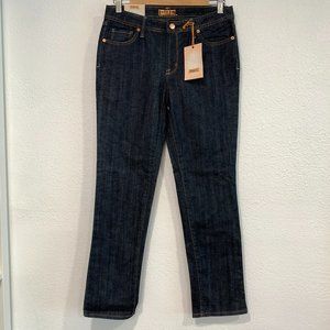 NWT Bitten Sarah Jessica Parker Jeans Dark Wash Straight Leg Womens Sz 6 Short
